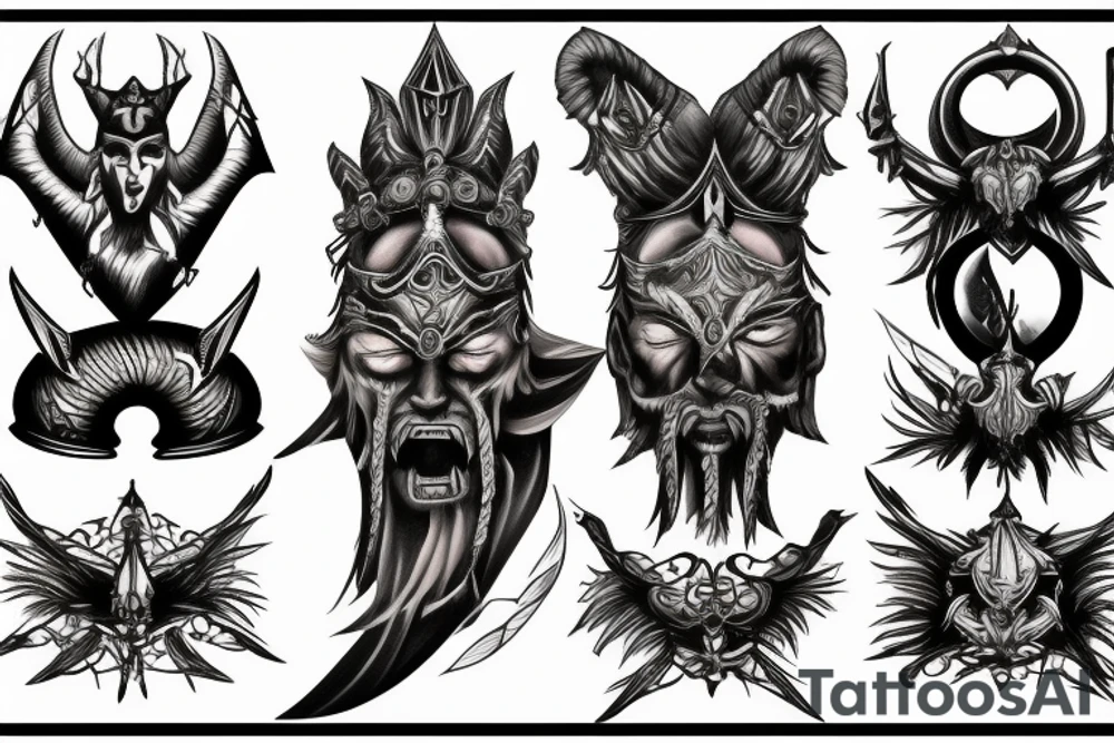 God’s covenant warrior tattoo idea