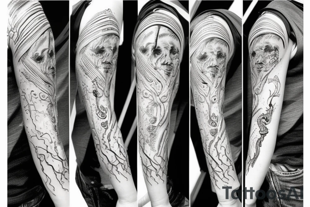 Nordic goddess tattoo idea
