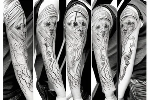 Nordic goddess tattoo idea