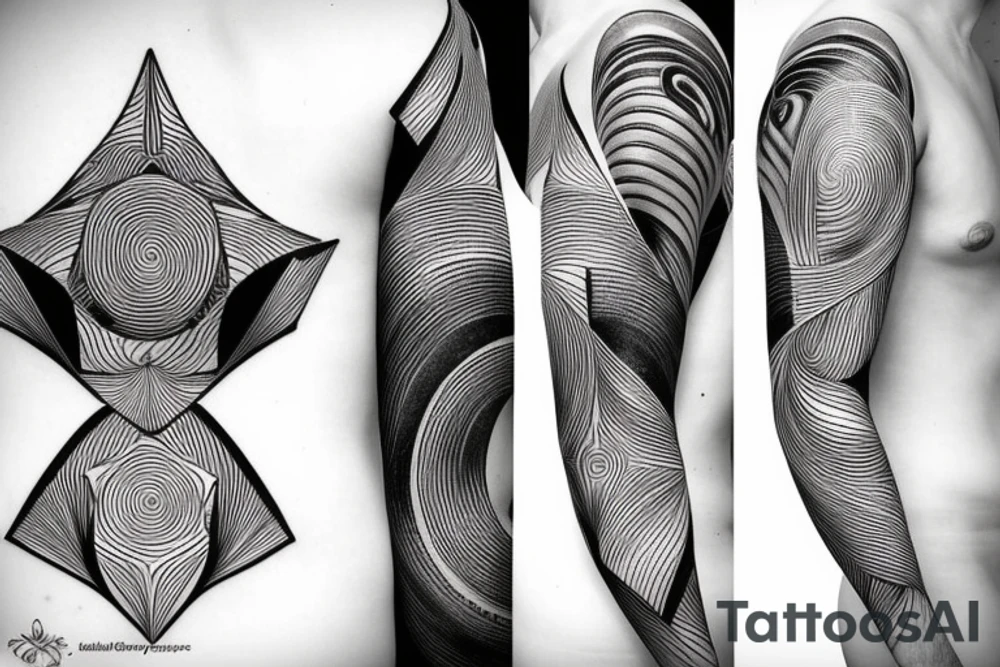 Milky way and sky on female ribs tattoo idea
