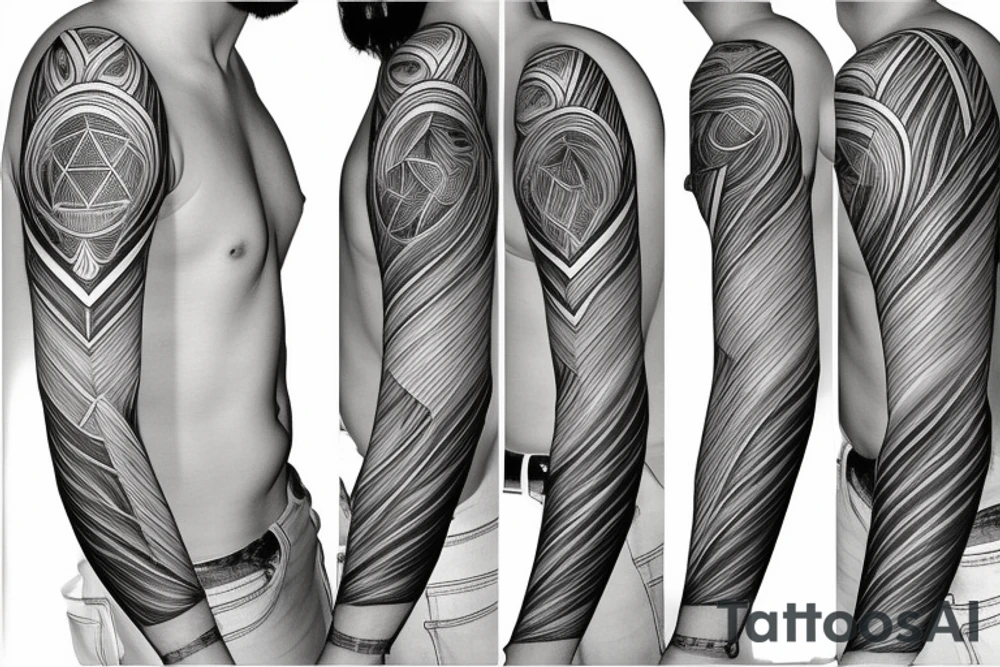 Geometrical tattoo reminding night sky in shape of female ribs in style of daniel meyer tattoo idea