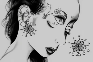 girl with the pearl earing tattoo idea