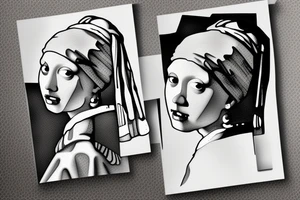 Johannes Vermeer Girl with a Pearl Earring tattoo idea