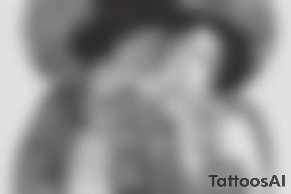 Crayon texture sketch of the kiss by gustav klimt tattoo idea