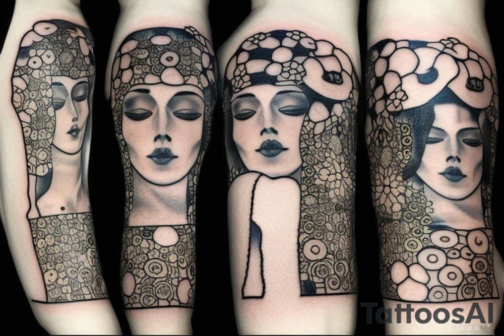 Gustav klimt small forearm tattoo tattoo idea