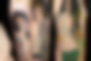 Gustav klimt small full color no black line. forearm tattoo of a couple. Brunette girl and black haired male tattoo idea