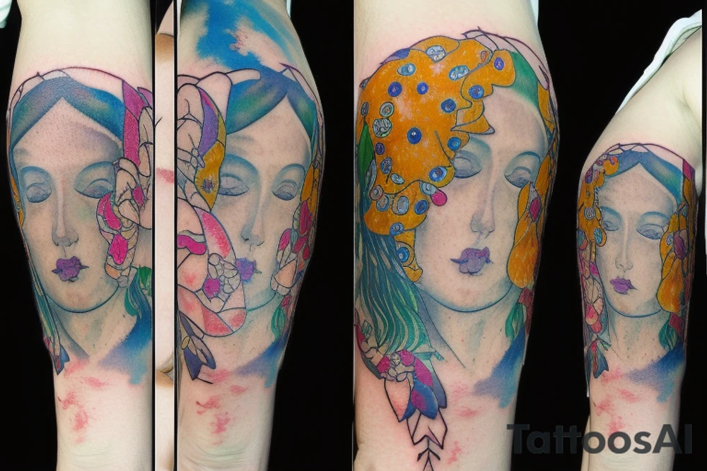 Watercolor tattoo idea