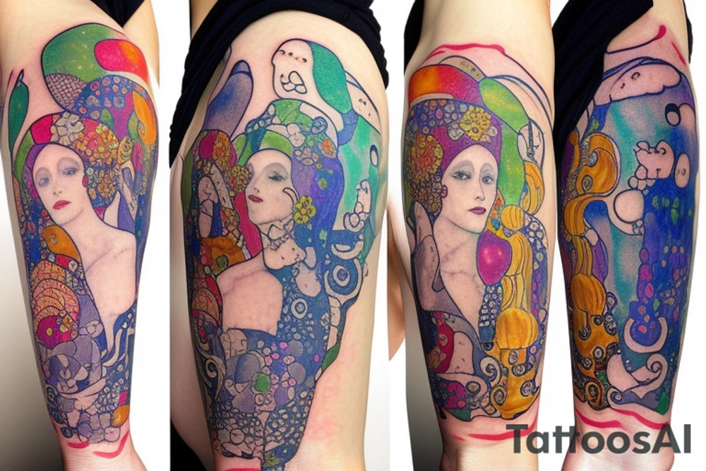 Watercolor in Libby and Michael tattoo idea