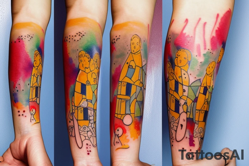 Watercolor tattoo idea