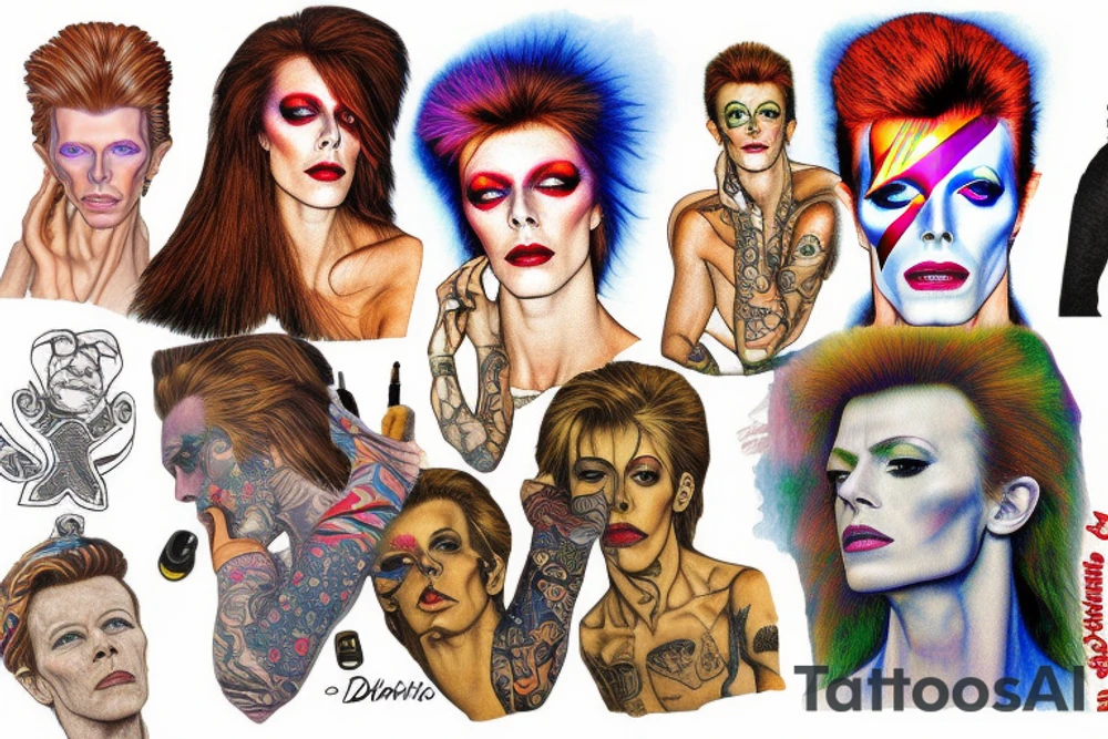 David bowie tattoo idea