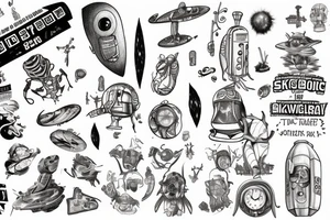 Something with themes from hitchhikers guide to the galaxy tattoo idea