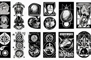 Something with themes from hitchhikers guide to the galaxy tattoo idea