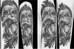 Pine tree tattoo idea
