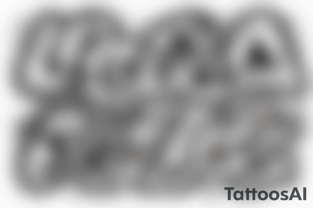 white background with the outline of a birch tree and the catchphrase "The bark side" written in a bold font in the center of the design. tattoo idea