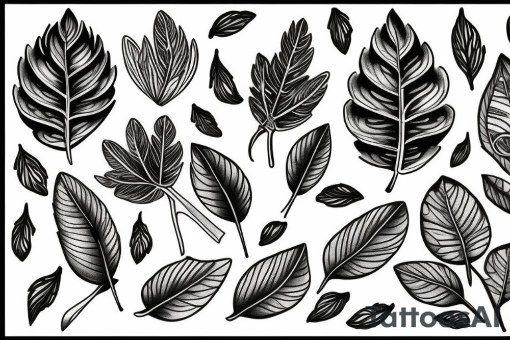 aspen leaf tattoo idea