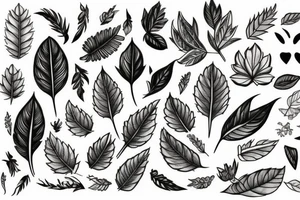 aspen leaf tattoo idea