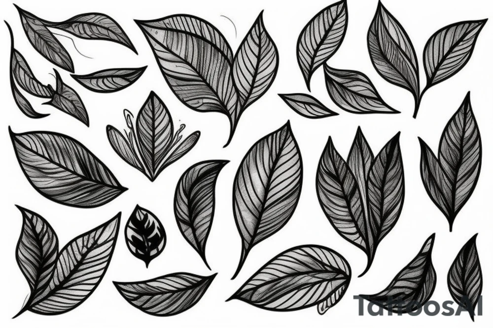 aspen leaf tattoo idea