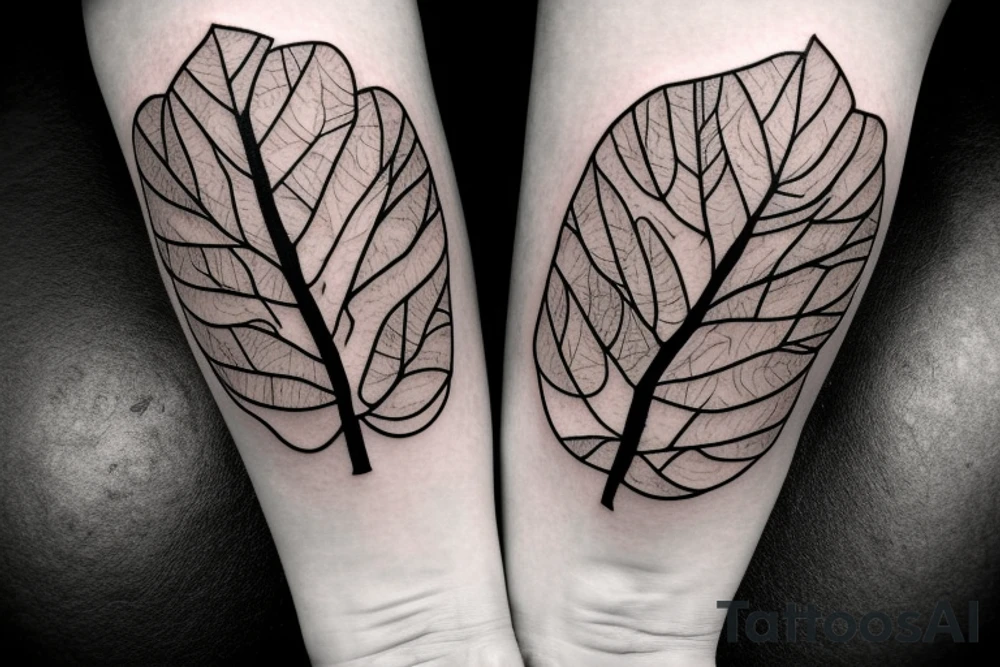 aspen tree with aspen leaves on a hiking trail right next to the tree tattoo idea