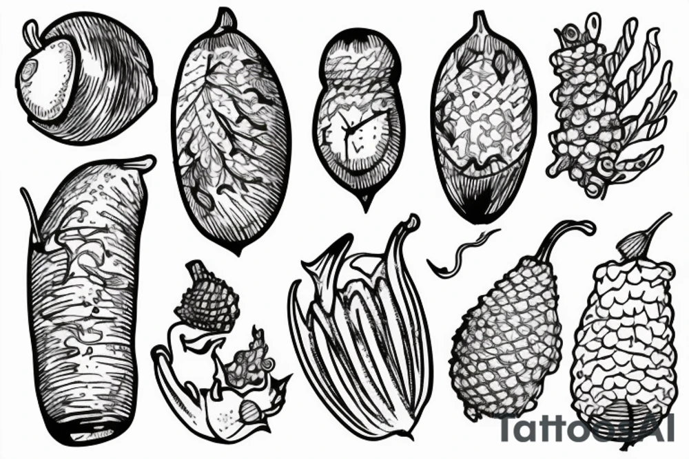 acorn tattoo idea