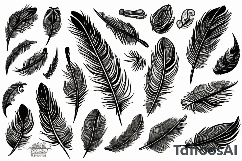 feather tattoo idea