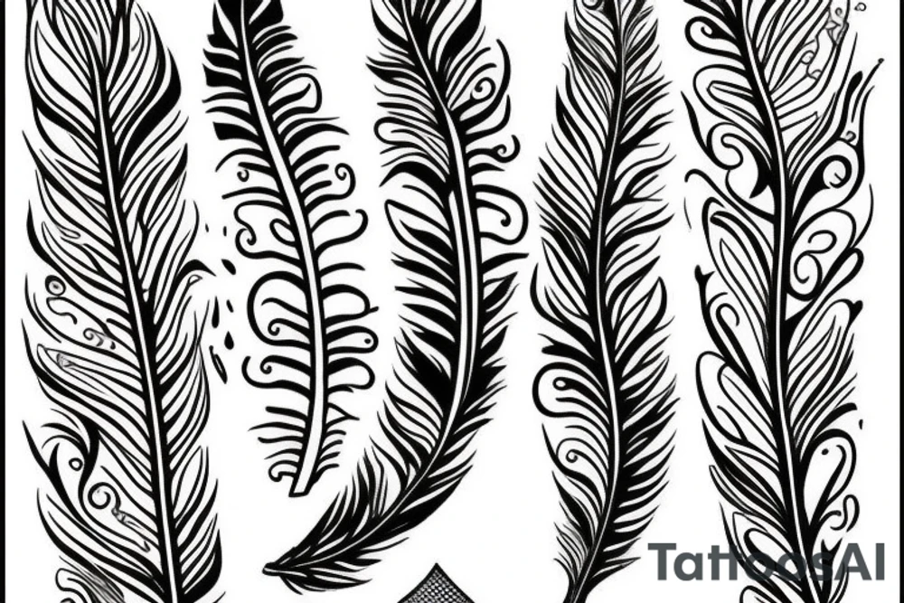 feather tattoo idea