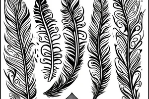 feather tattoo idea