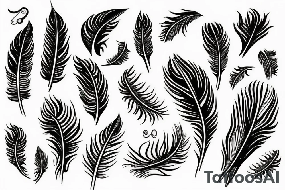 feather tattoo idea
