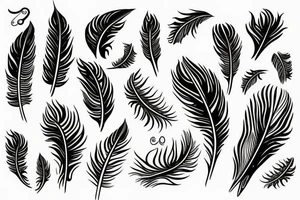 feather tattoo idea