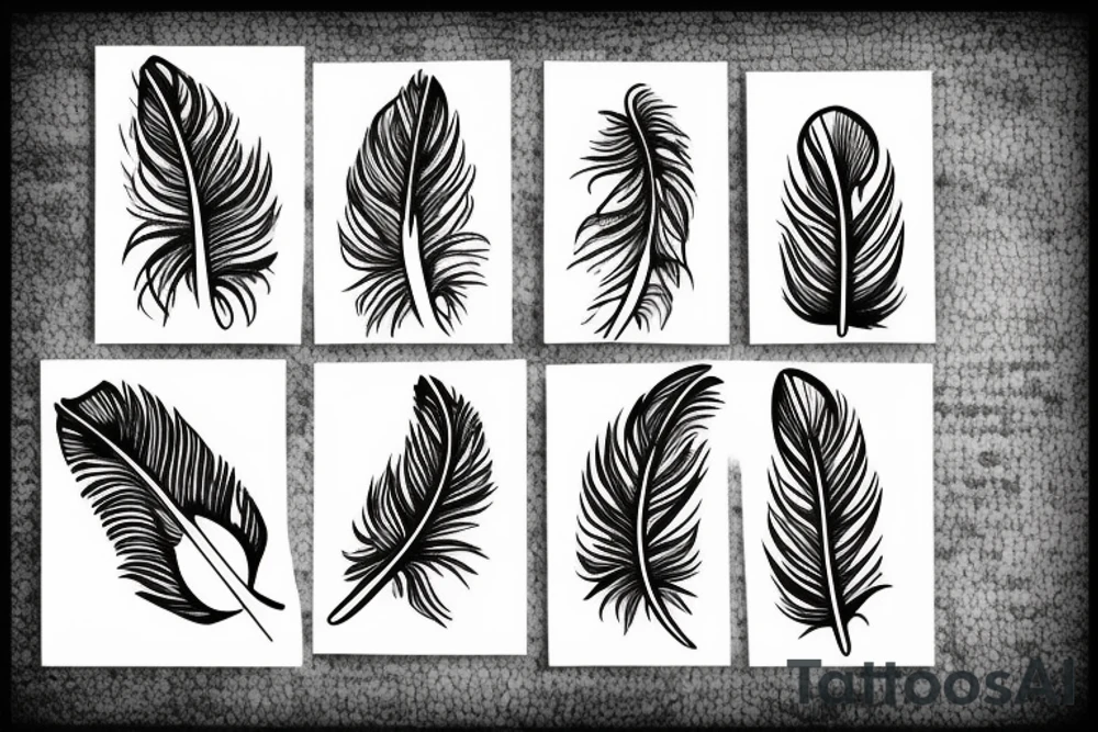 feather tattoo idea