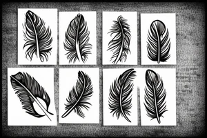 feather tattoo idea