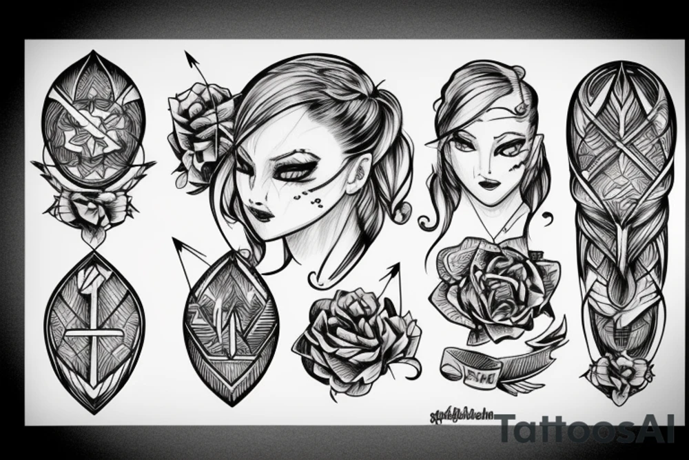 arrow tattoo idea