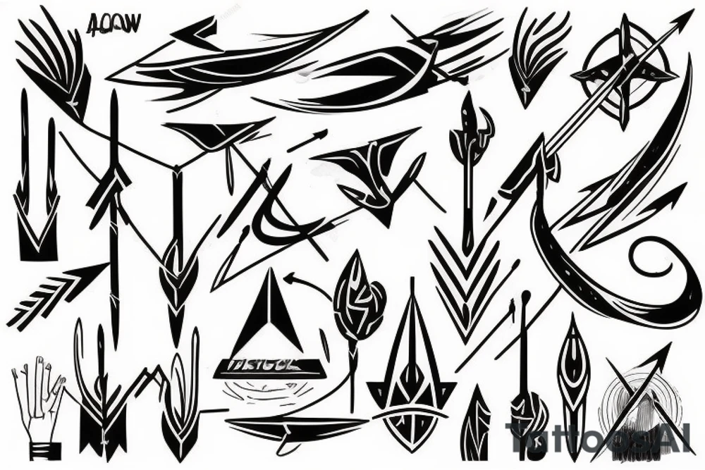 arrow tattoo idea