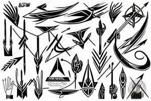 arrow tattoo idea