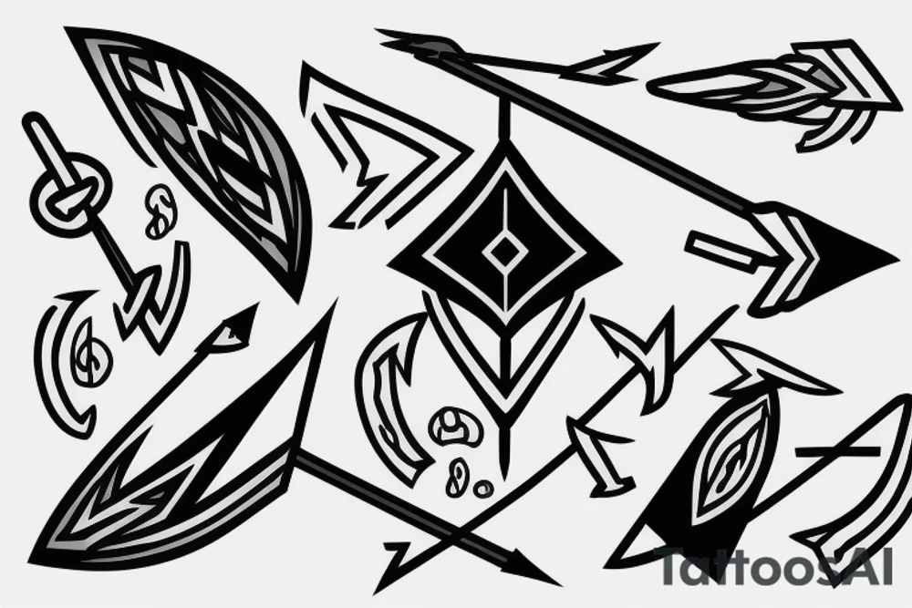 arrow tattoo idea