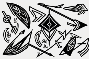 arrow tattoo idea