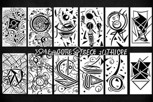 Three number 9's with space involved tattoo idea
