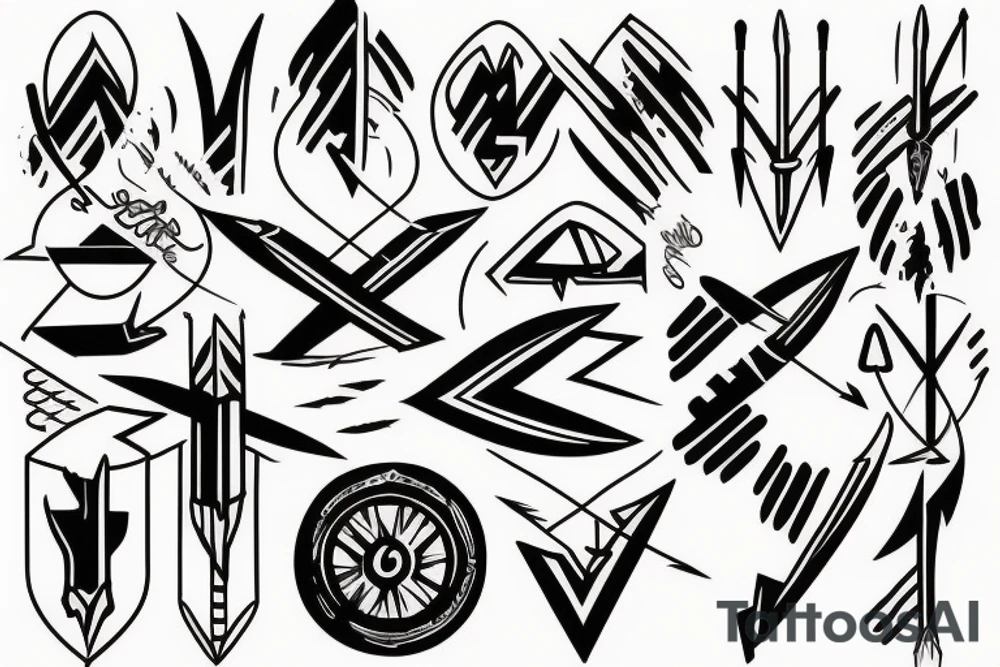 arrow tattoo idea