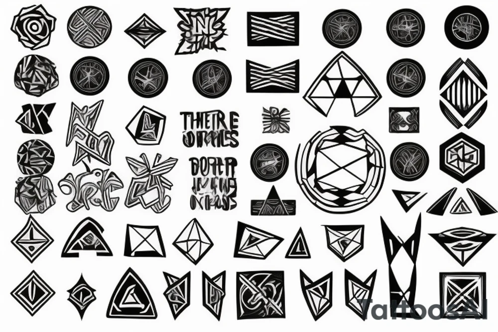 Three number nines tattoo idea
