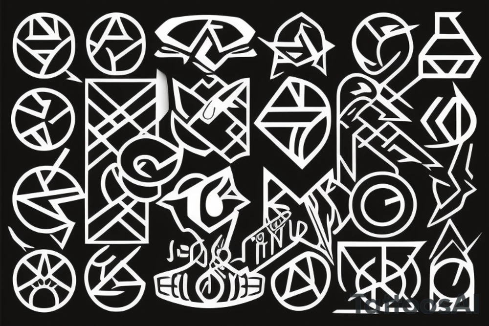 Three number nines tattoo idea
