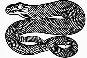 a burning feather in the form of a snake that turns into ashes tattoo idea