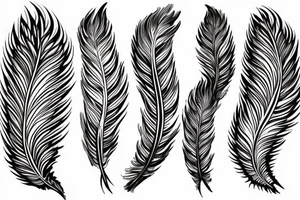 phoenix feather fire ash tattoo idea