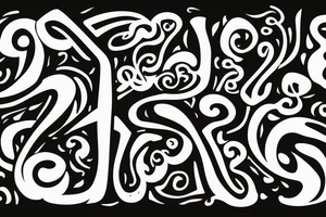 Modern with my sons name Leonel and Liam tattoo idea