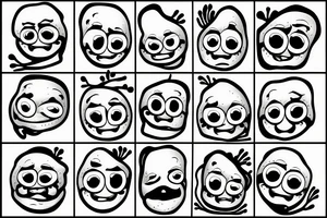 onion man with holes for eyes tattoo idea