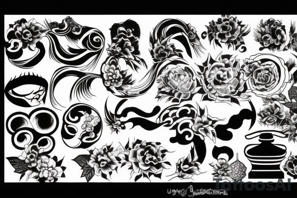 Japanese art tattoo tattoo idea