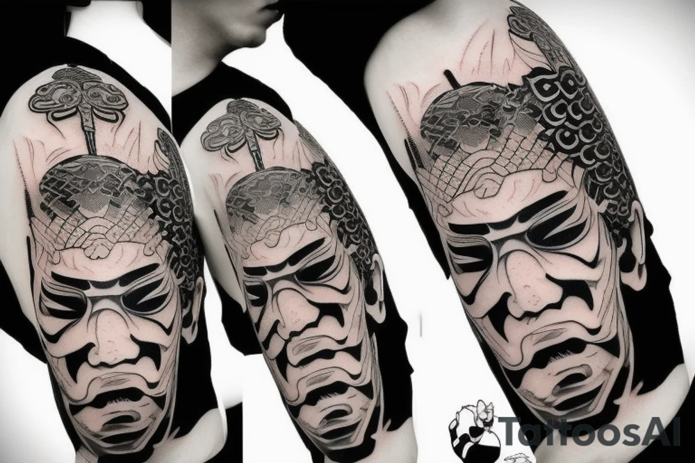 Japanese Samurai tattoo idea