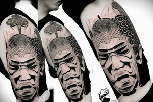 Japanese Samurai tattoo idea