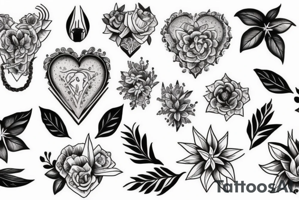 Matching tattoo for couple tattoo idea