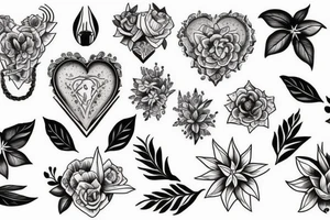Matching tattoo for couple tattoo idea