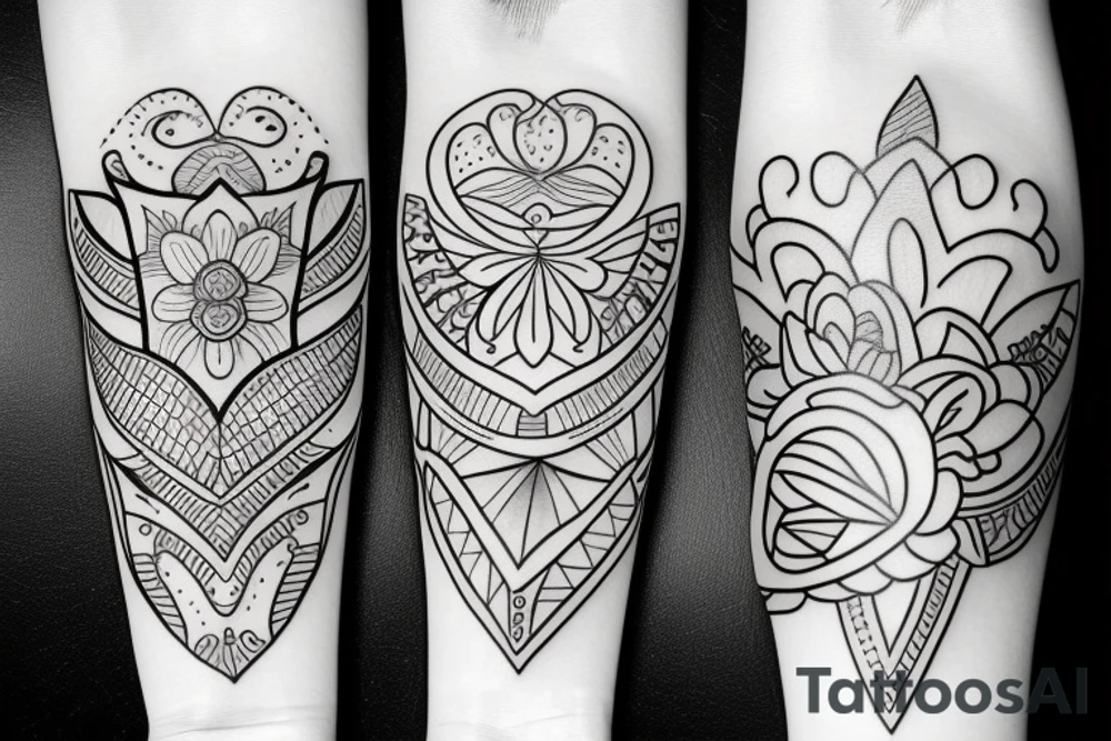 Matching tattoo for couple tattoo idea