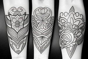 Matching tattoo for couple tattoo idea